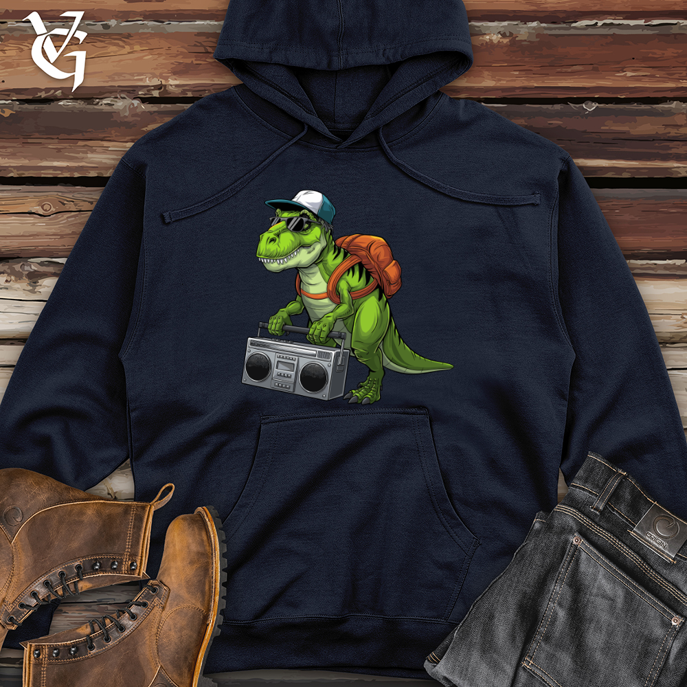 Dinosaur Rockstar Midweight Hooded Sweatshirt