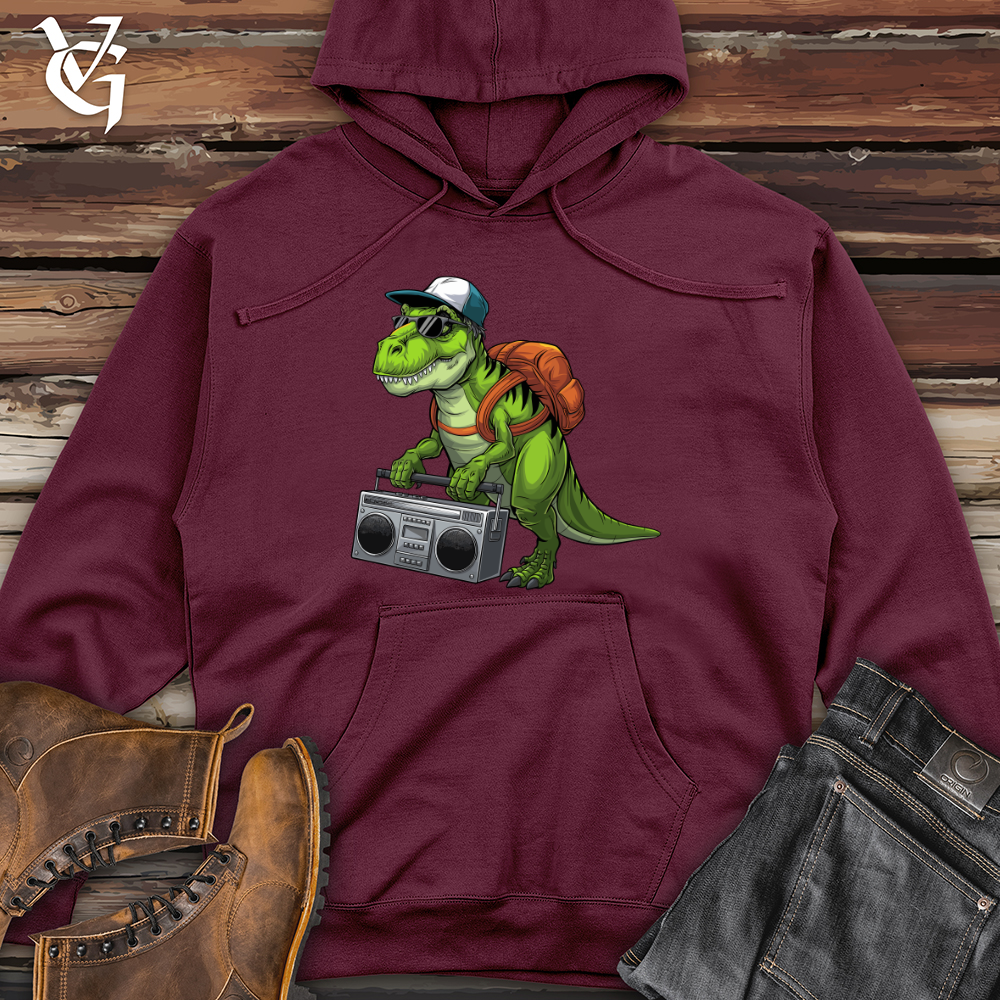 Dinosaur Rockstar Midweight Hooded Sweatshirt