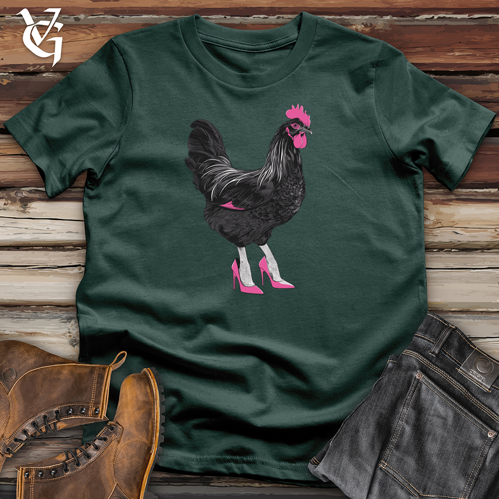 Chicken High Heels Cotton Tee