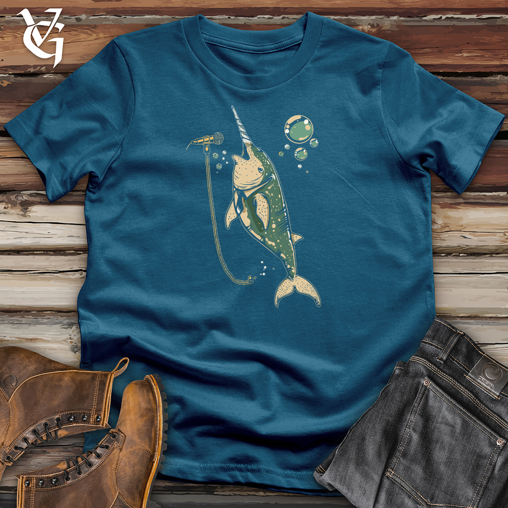 Narwhal Newsflash Nautical Cotton Tee