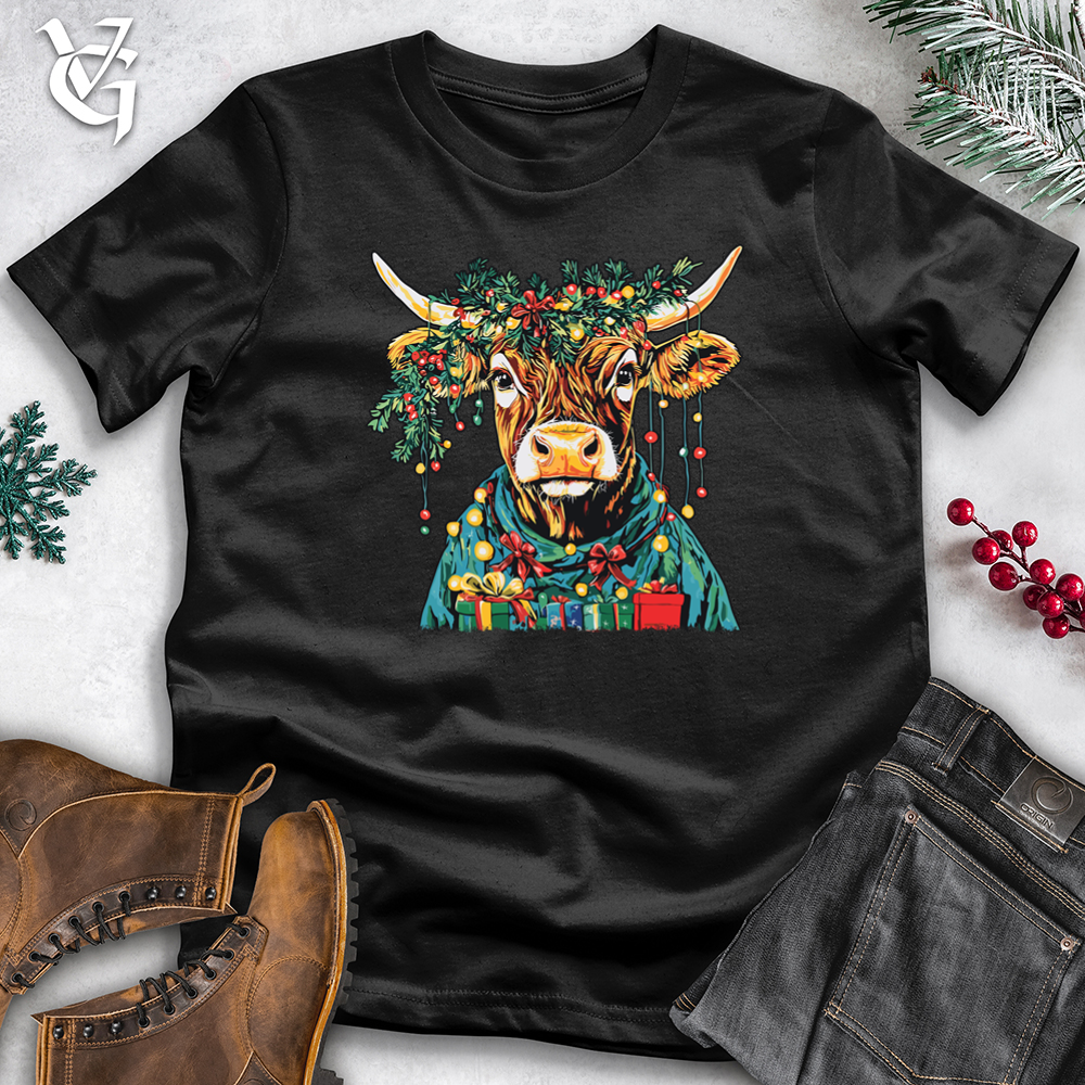 Christmas Cow Softstyle Tee