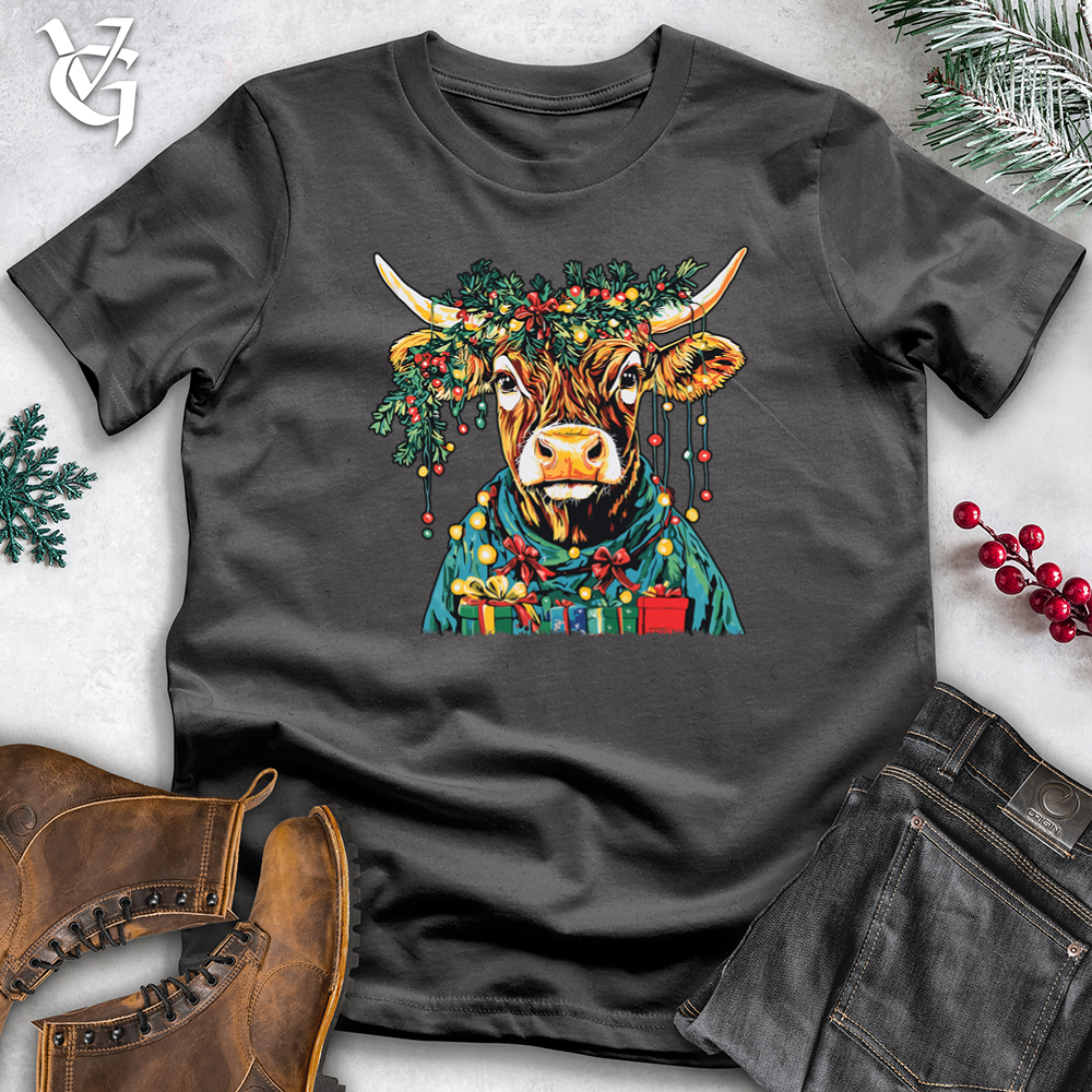 Christmas Cow Softstyle Tee
