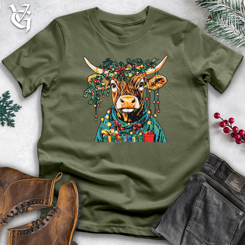 Christmas Cow Softstyle Tee