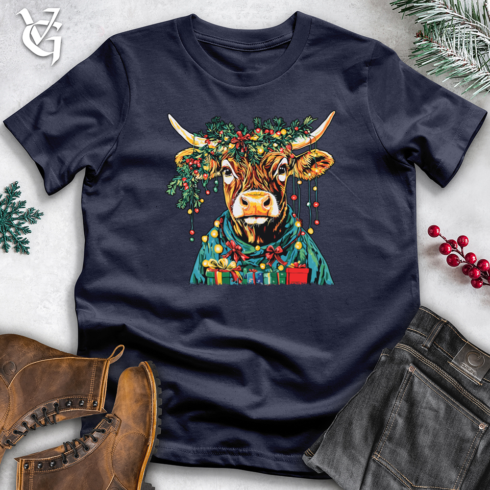 Christmas Cow Softstyle Tee