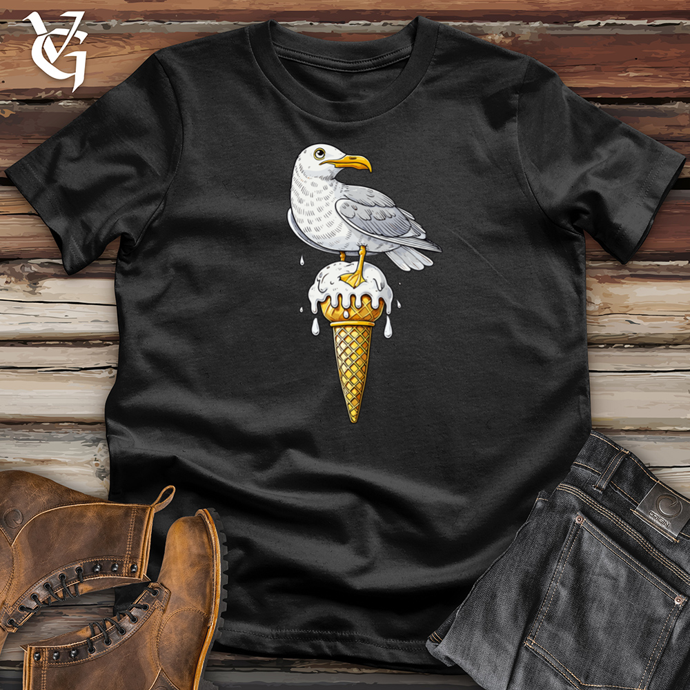 Ice Cream Sea Gull Cotton Tee