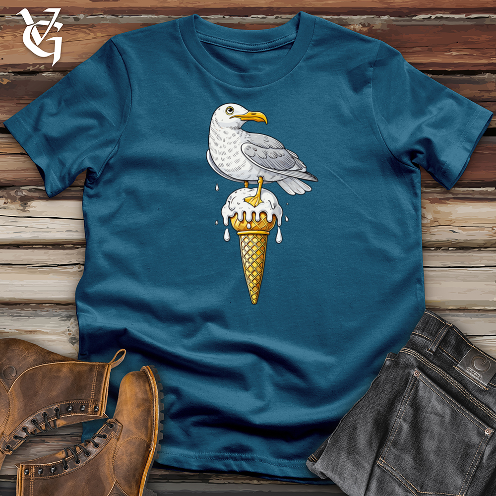 Ice Cream Sea Gull Cotton Tee