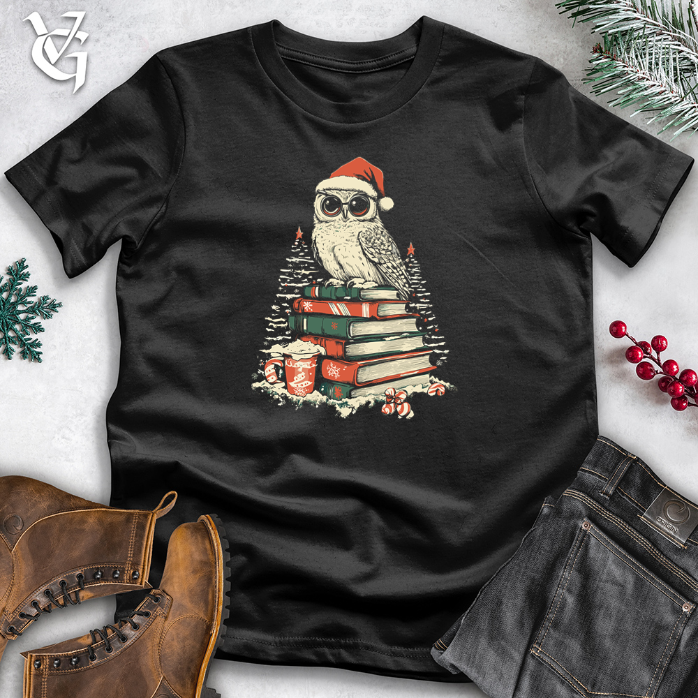 Holiday Owl Professor Cotton Tee