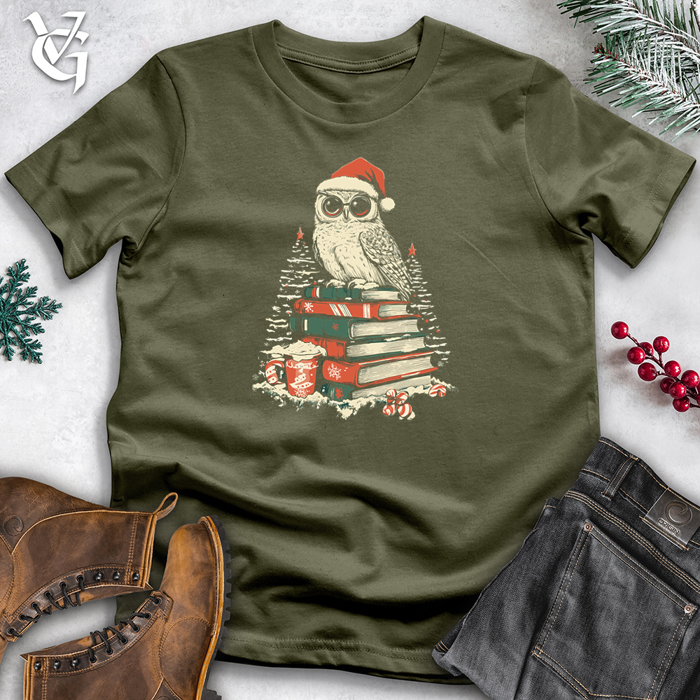 Holiday Owl Professor Cotton Tee