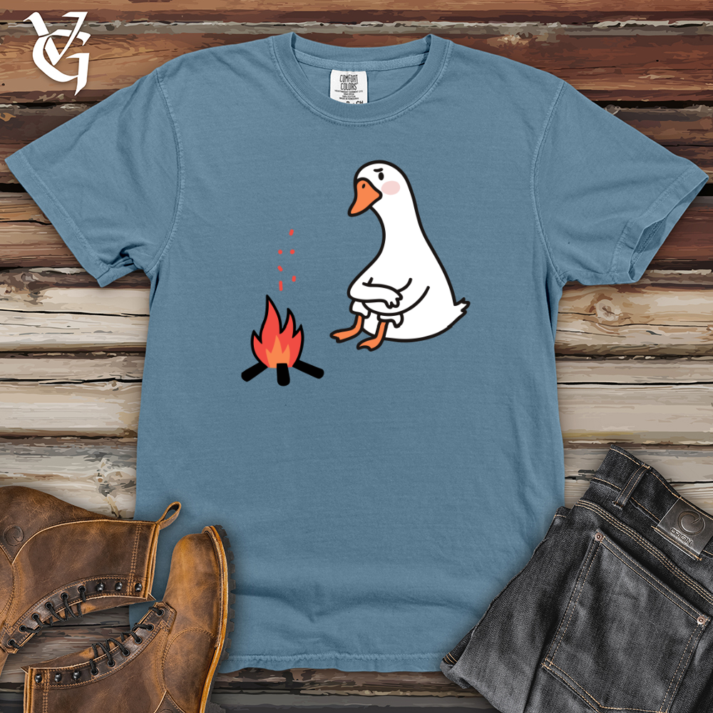 Duck With Fire Heavy Cotton Comfort Colors Tee