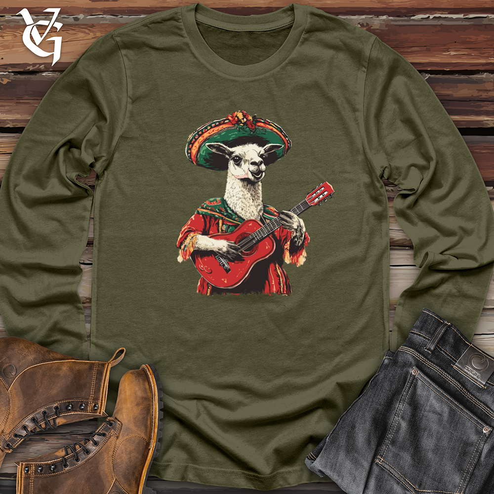Llama Mariachi Long Sleeve