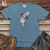 Whale With Pipe Heavy Cotton Comfort Colors Tee