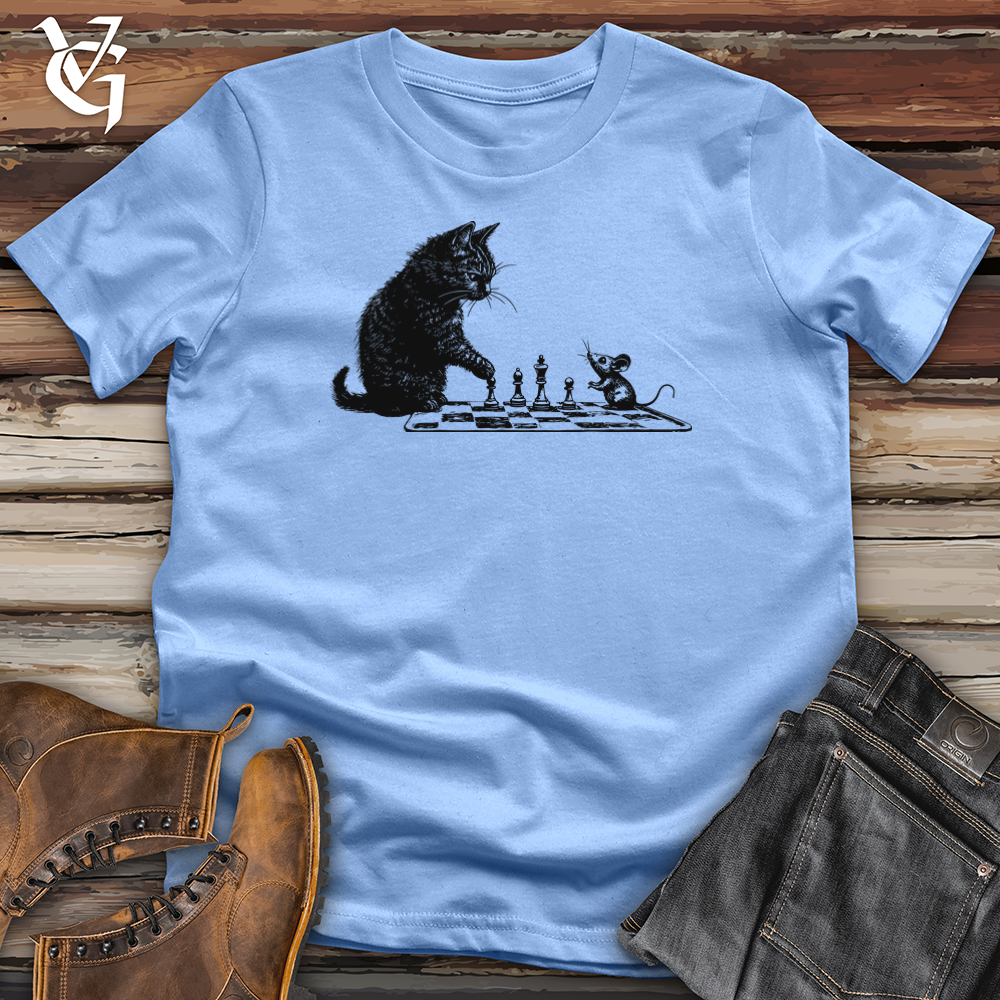 Cat and Mouse Chess Softstyle Tee