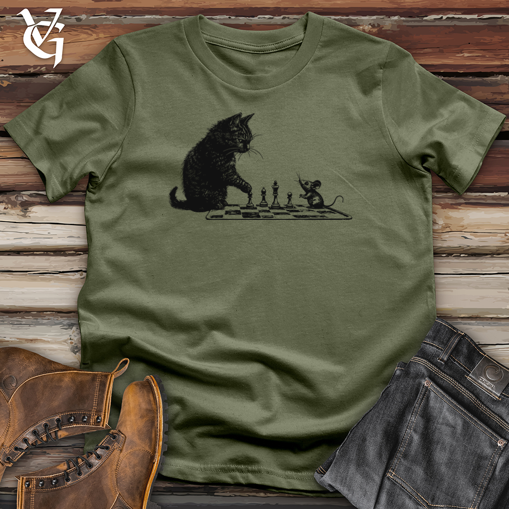 Cat and Mouse Chess Softstyle Tee