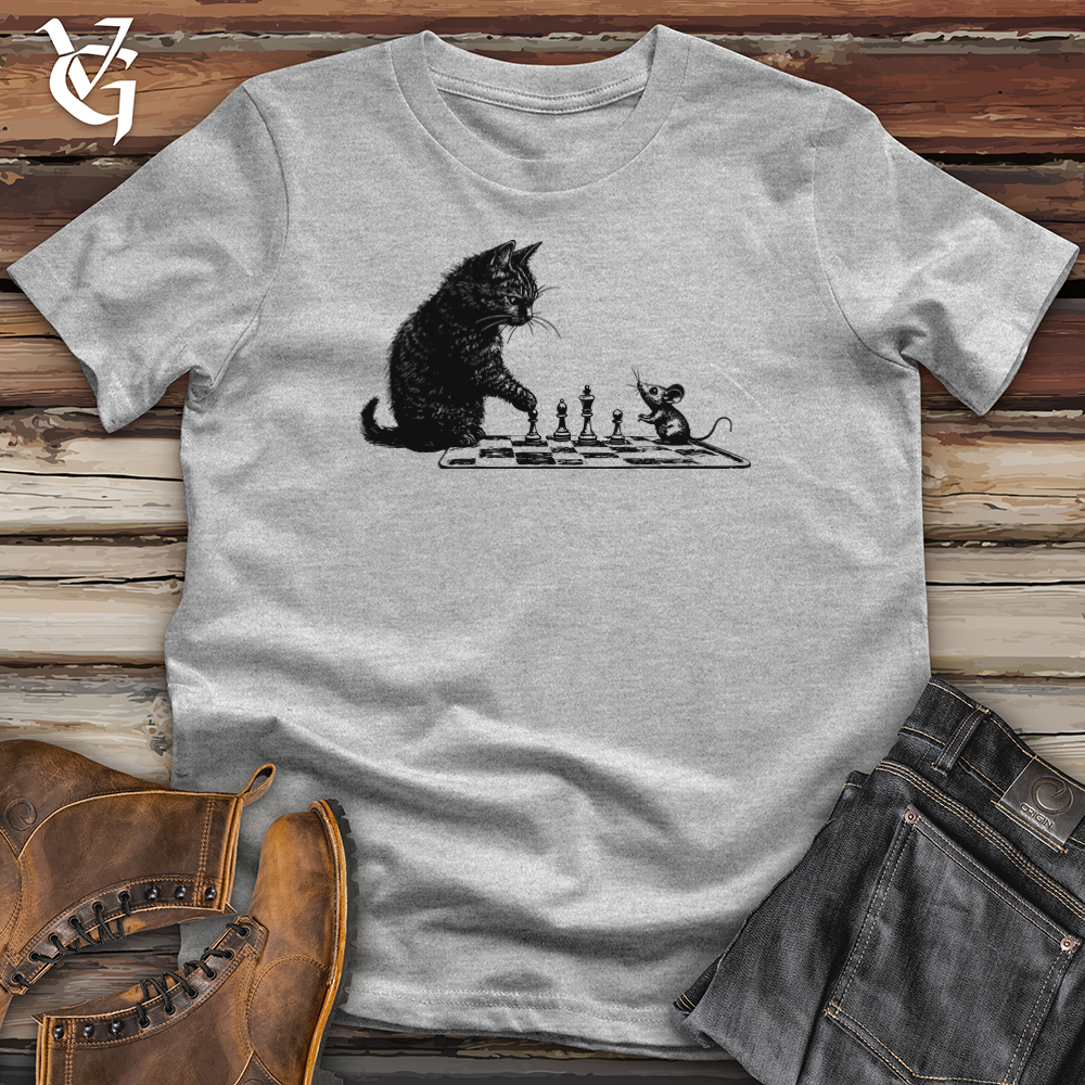 Cat and Mouse Chess Softstyle Tee