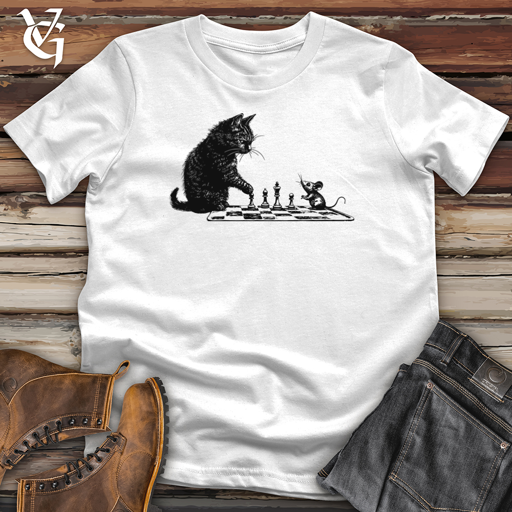 Cat and Mouse Chess Softstyle Tee