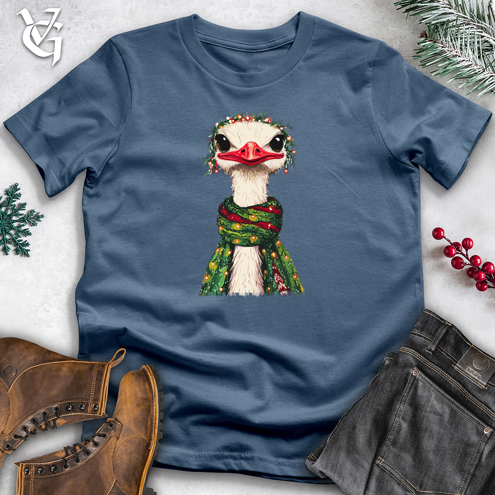 Festive Ostrich Cotton Tee
