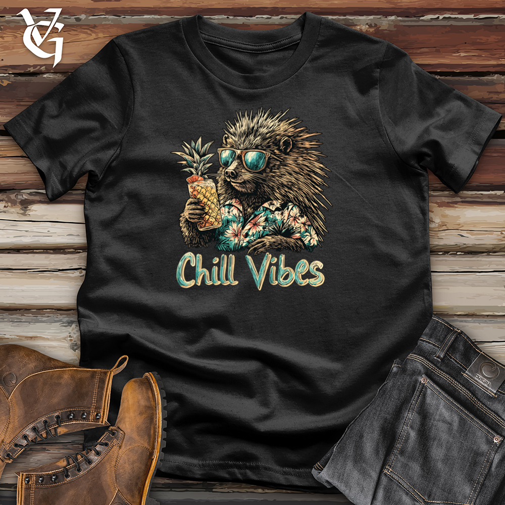 Chill Vibes Hedgehog Cotton Tee