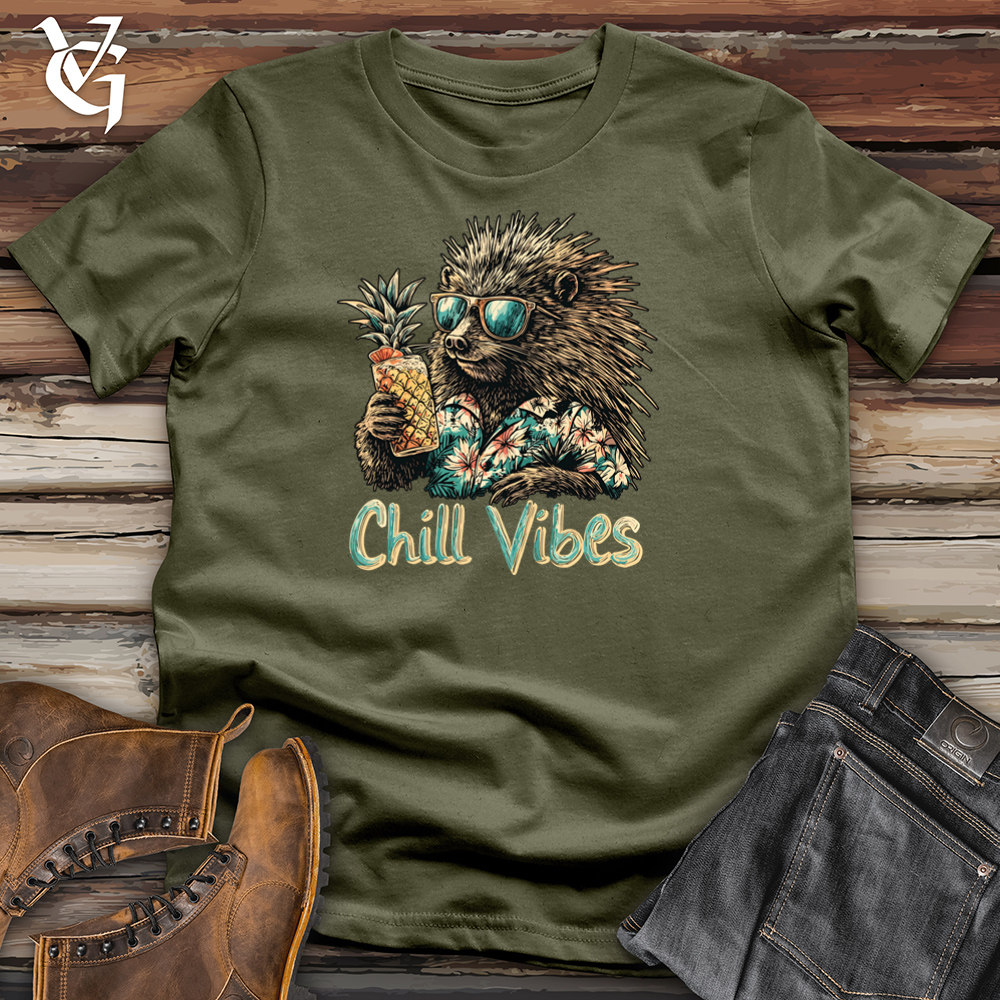 Chill Vibes Hedgehog Cotton Tee