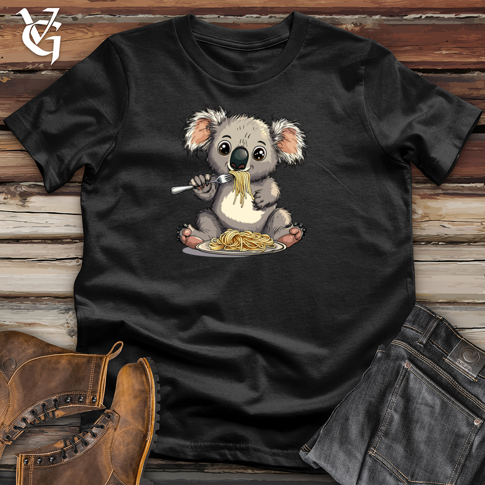 Koala Eating Pasta Softstyle Tee