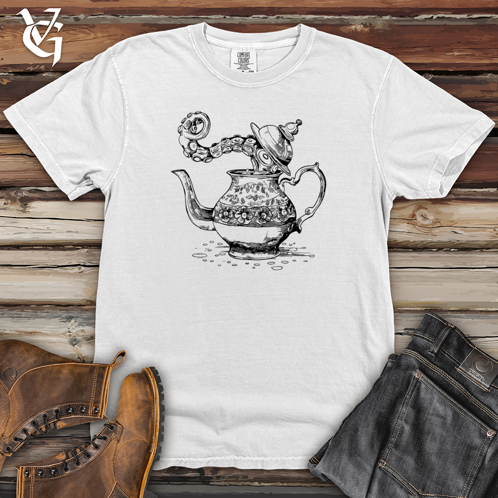 Octopus Teapot Heavy Cotton Comfort Colors Tee