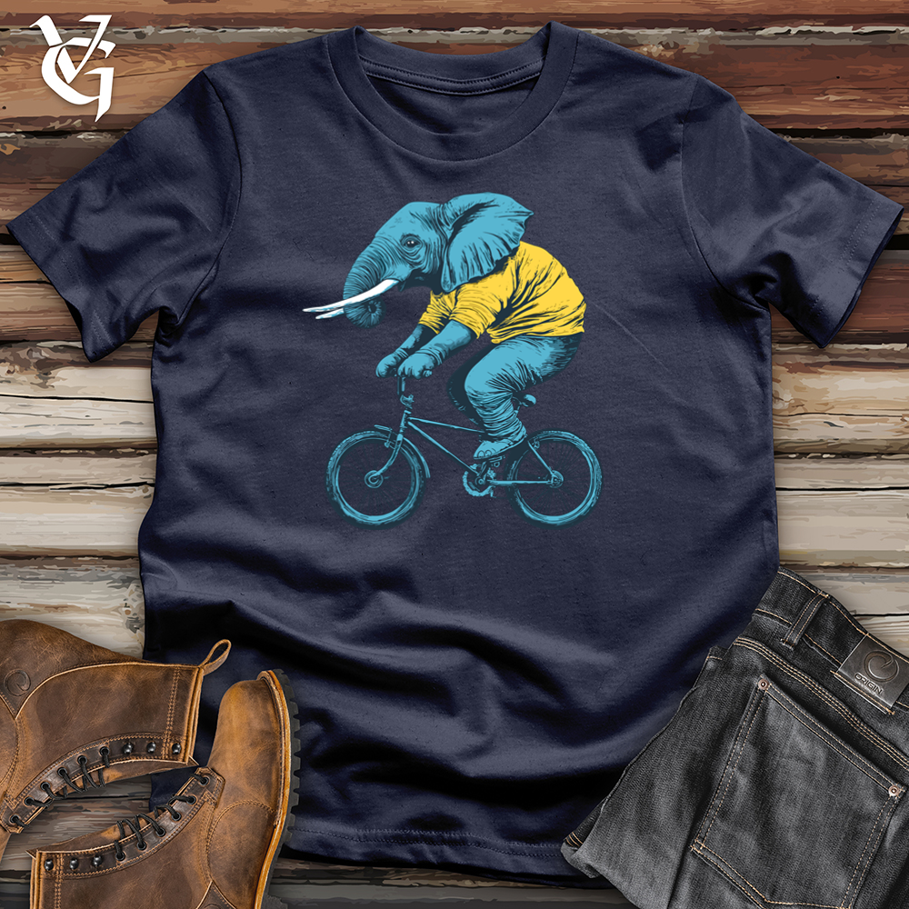 Blue Elephant Biker Softstyle Tee