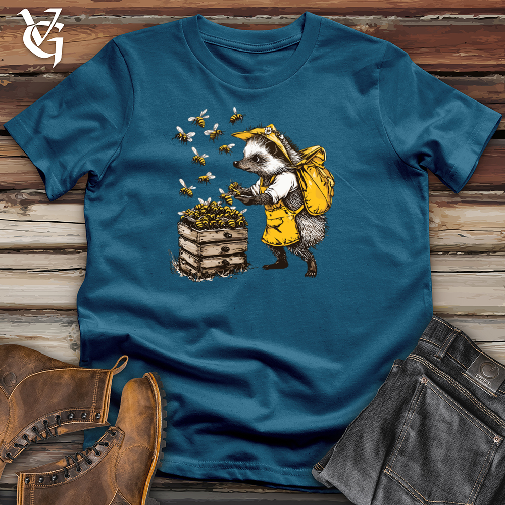 Hedgehog and Honey Bee Cotton Tee