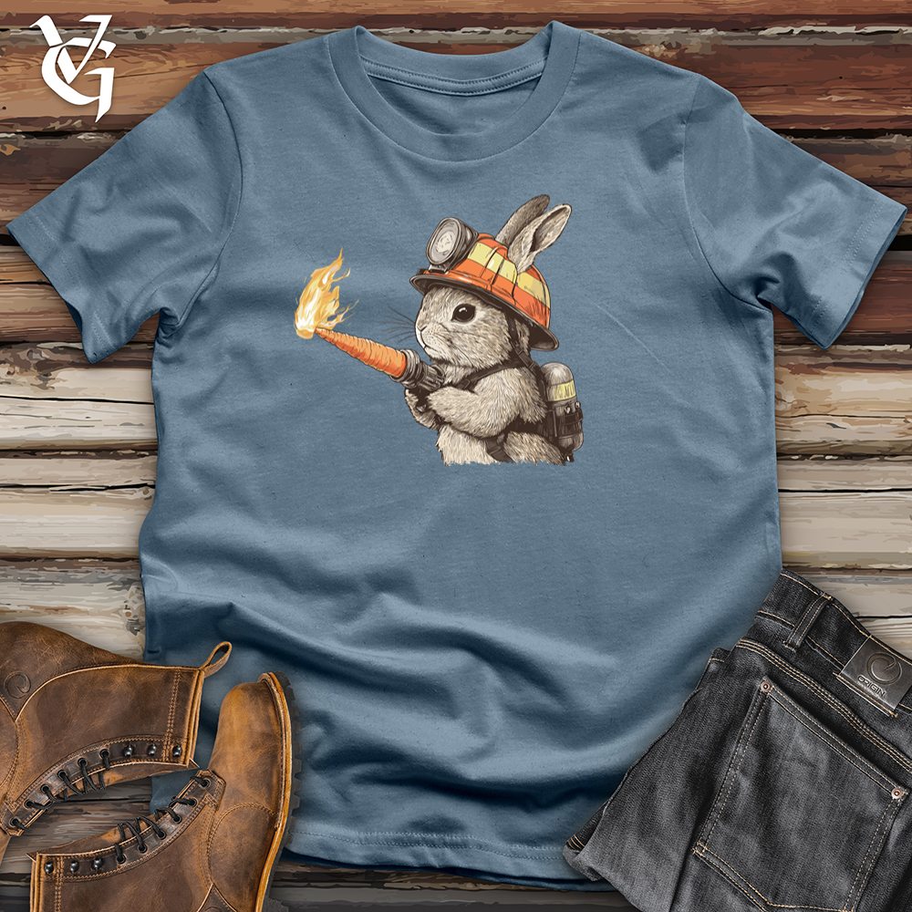 Rabbit Carrot Flames Softstyle Tee