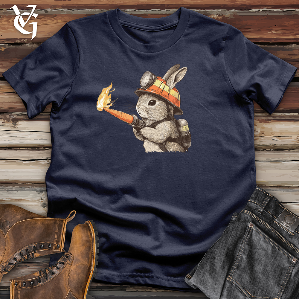 Rabbit Carrot Flames Softstyle Tee