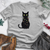 Black Cat Lights Cotton Tee