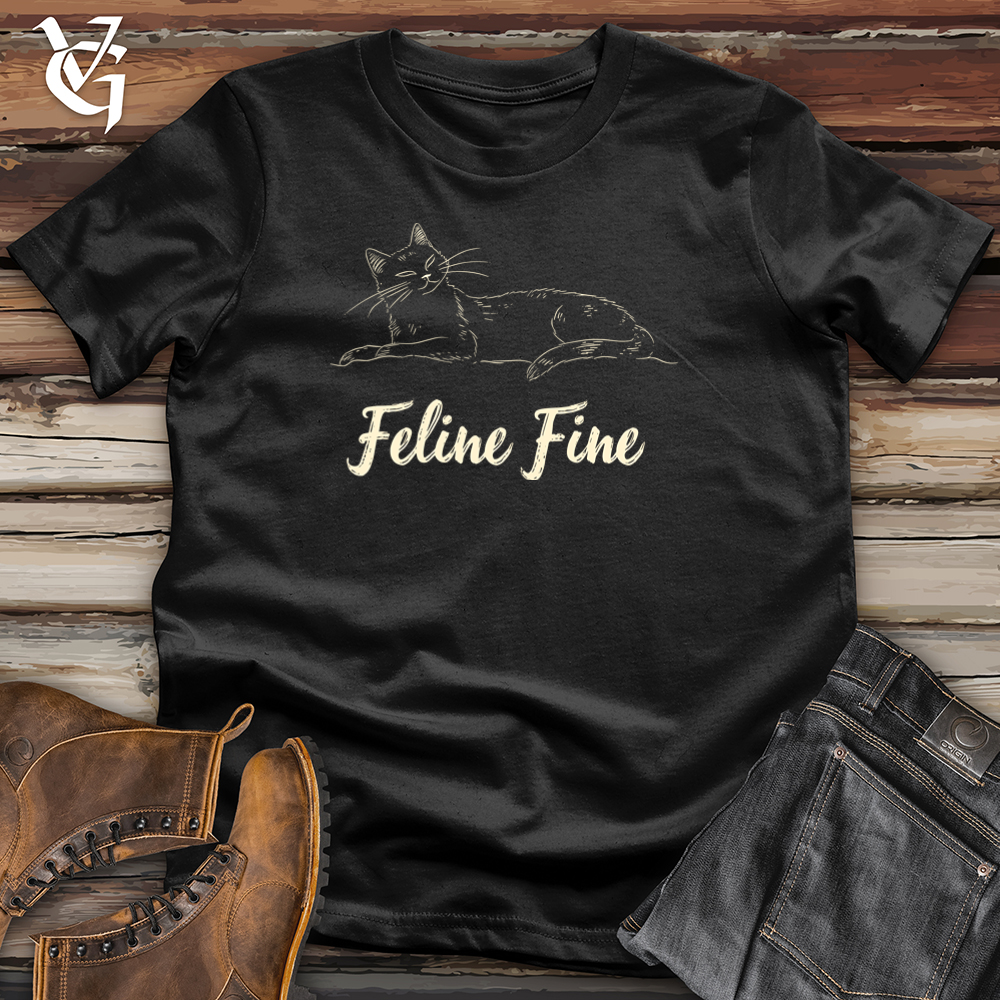 Feline Fine Cat Softstyle Tee