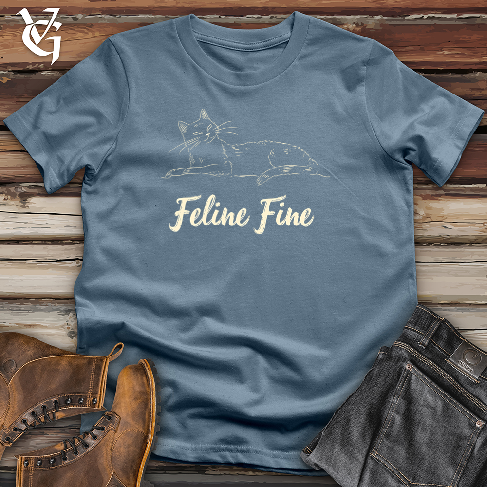 Feline Fine Cat Softstyle Tee