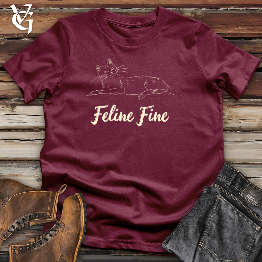 Feline Fine Cat Softstyle Tee