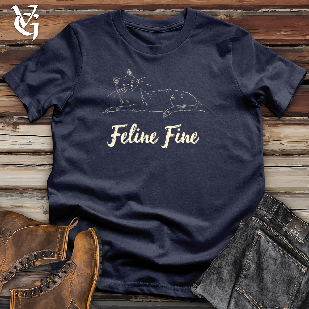 Feline Fine Cat Softstyle Tee