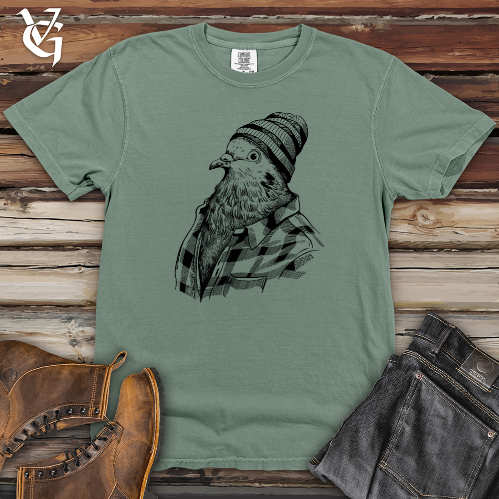 Pigeon With Benny Cap Heavy Cotton Comfort Colors Tee