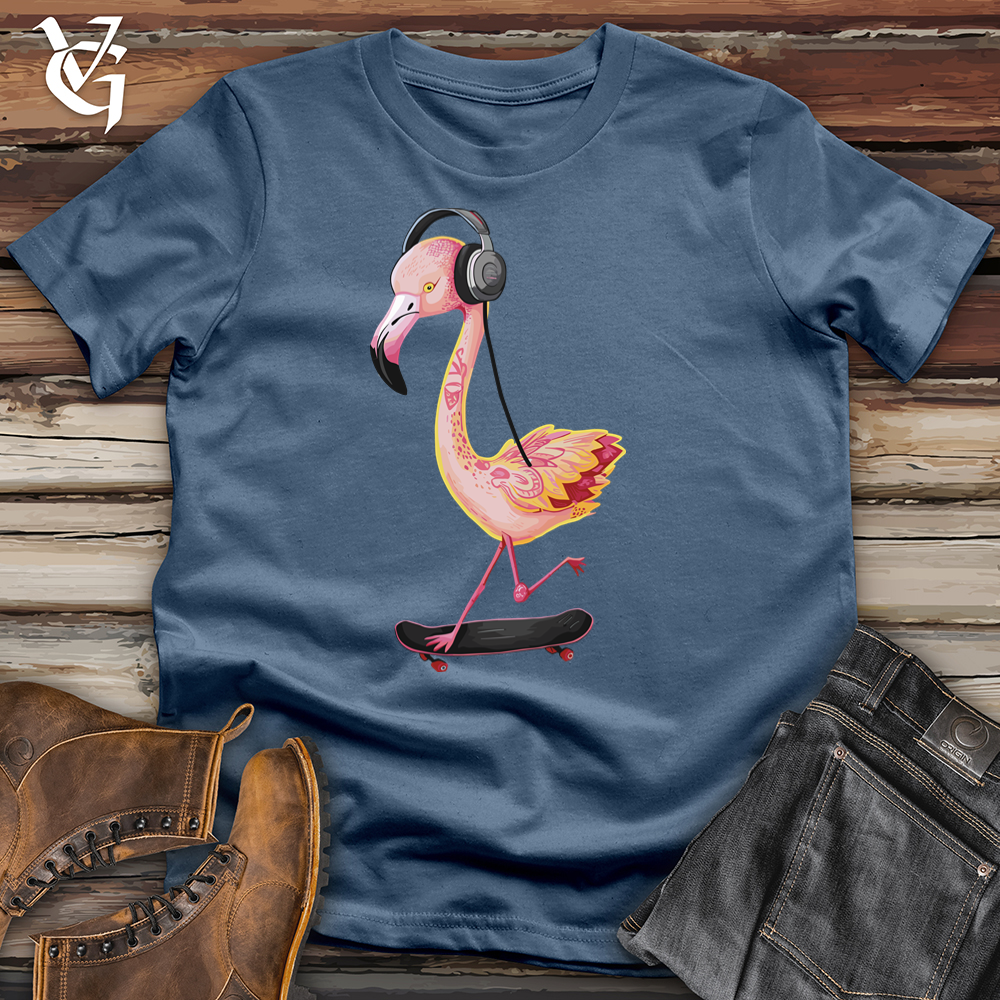 Flamingo Skateboard Cotton Tee