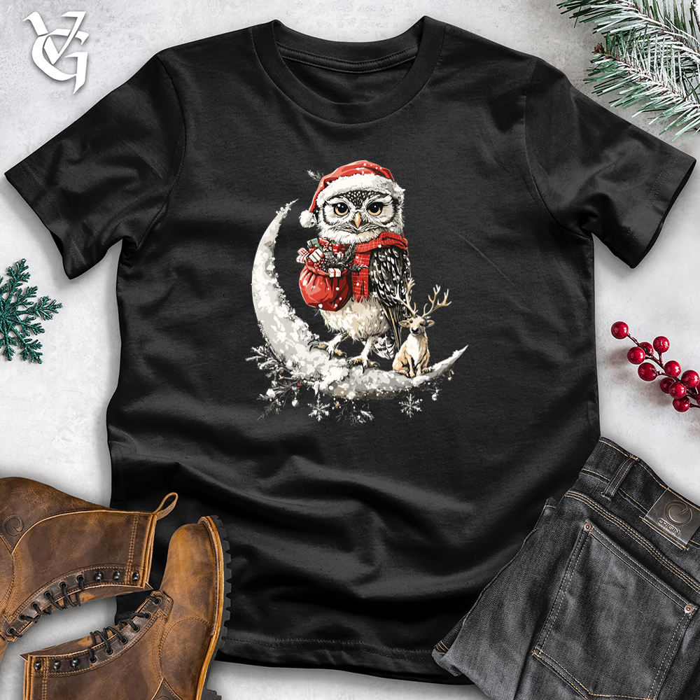 Santa Owl Softstyle Tee