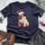 Pug In a Santa's Cap Softstyle Tee