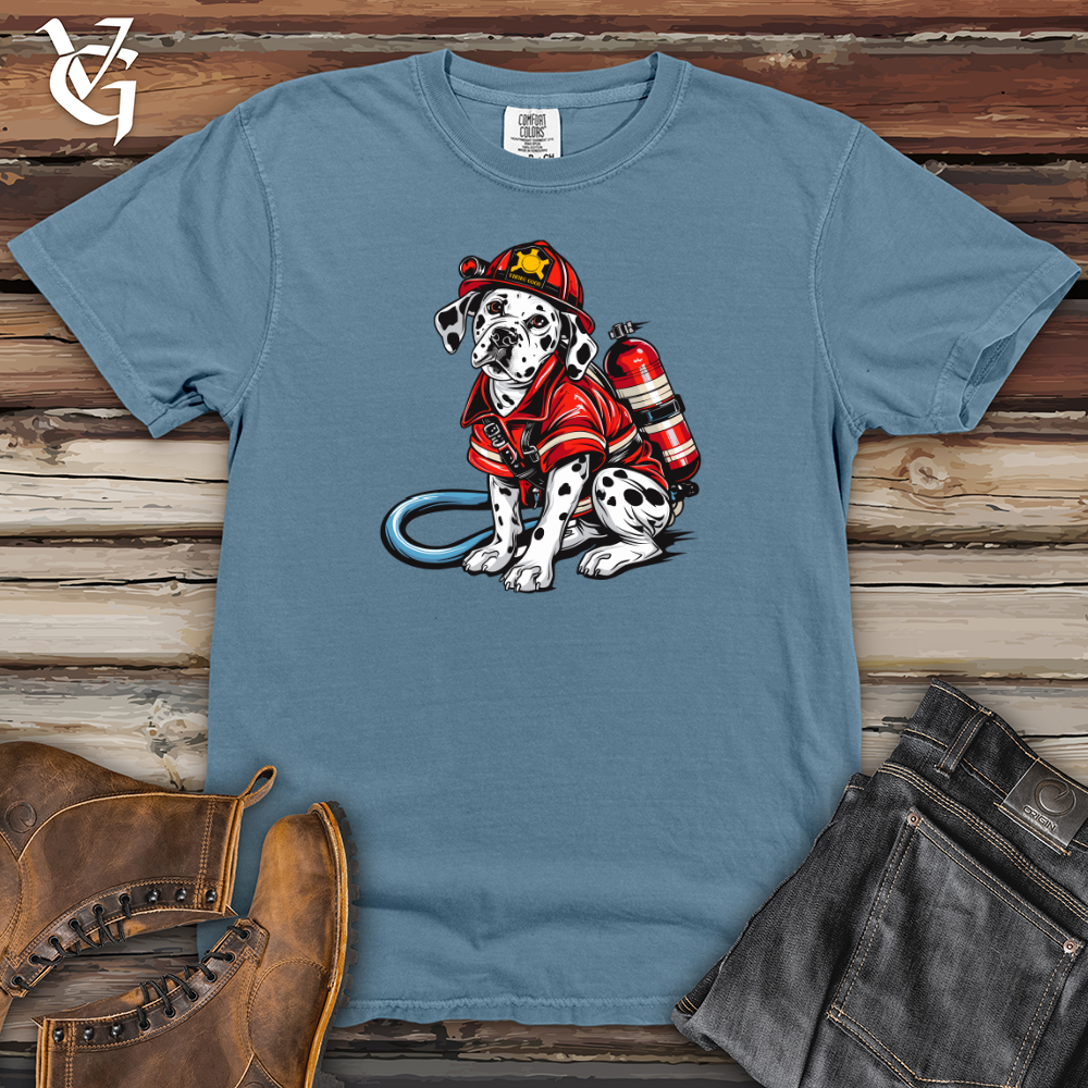 Dalmatian Firefighter Hero Heavy Cotton Comfort Colors Tee