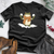 Frog Snowball Fight Cotton Tee