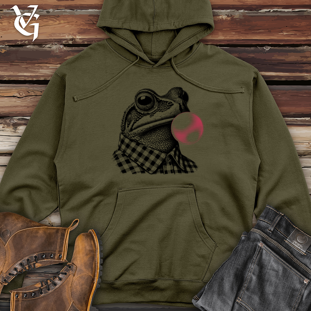 Frog Bubble Gum Midweight Hooded Sweatshirt