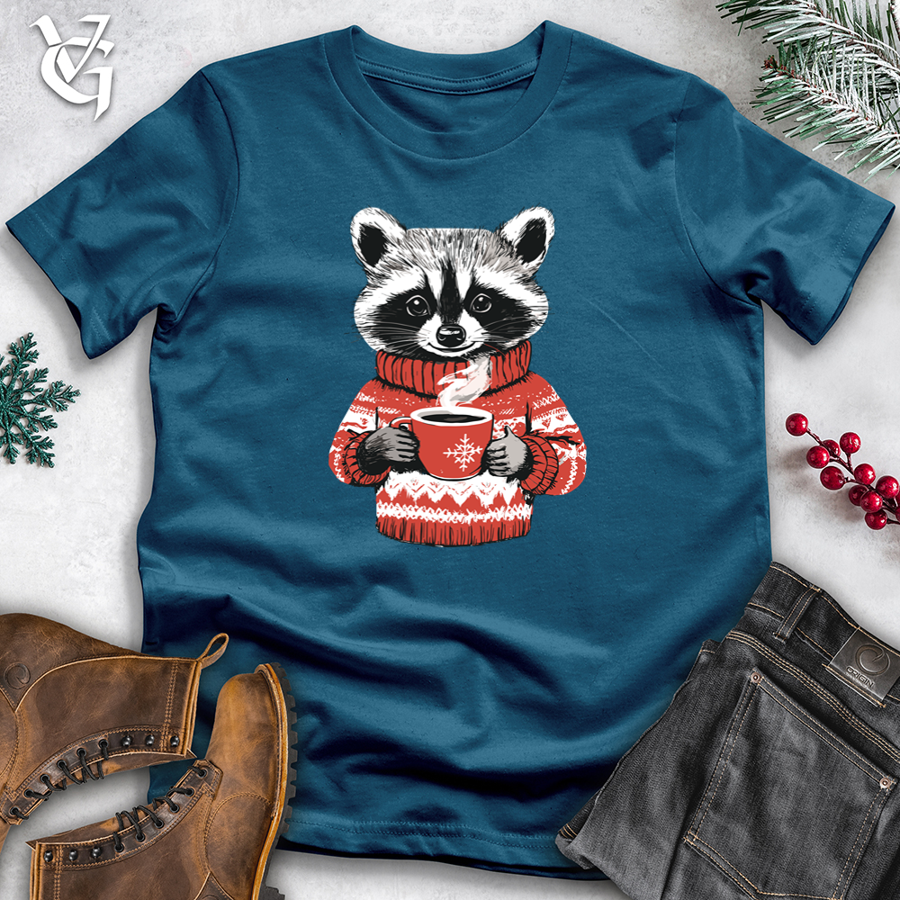 Merry Raccoon Cotton Tee