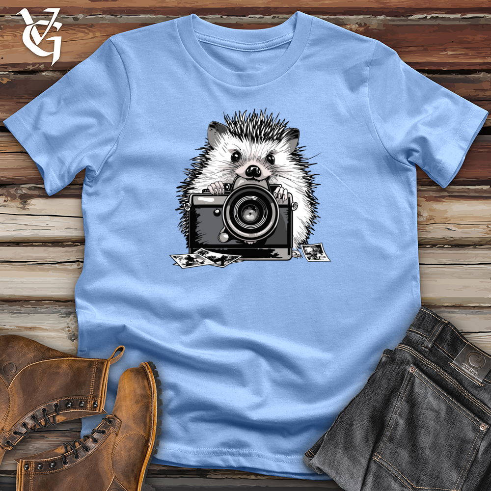 Hedgehog Shutterbug Snapshot Softstyle Tee