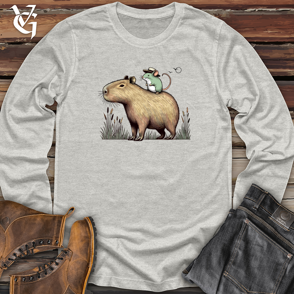 Capybara and Mouse Long Sleeve