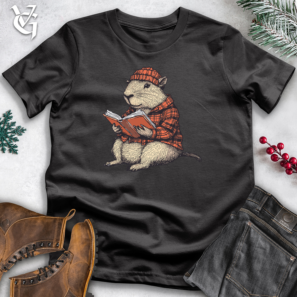 Reading Capybara Cotton Tee