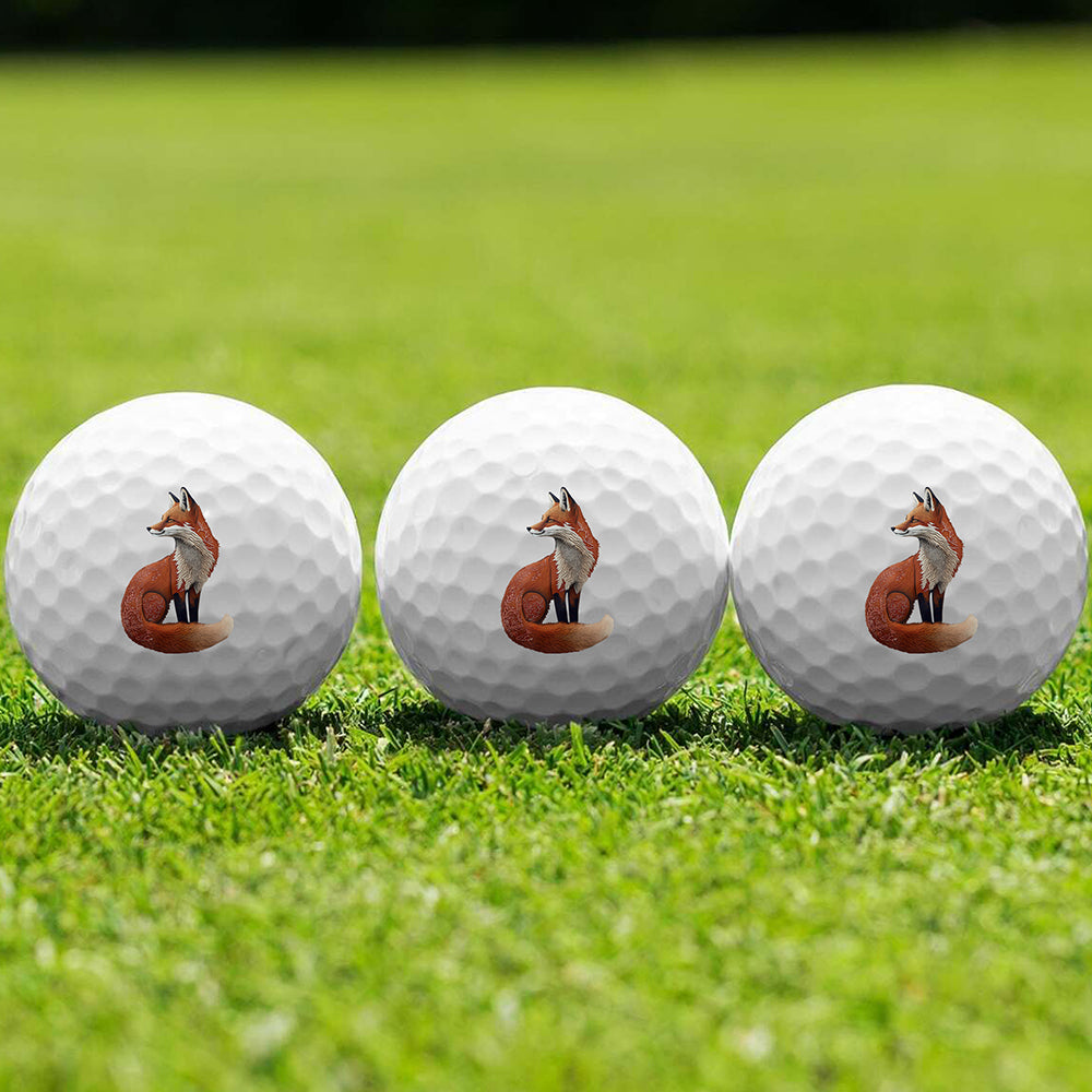 Forest Fox Golf Ball 3 Pack