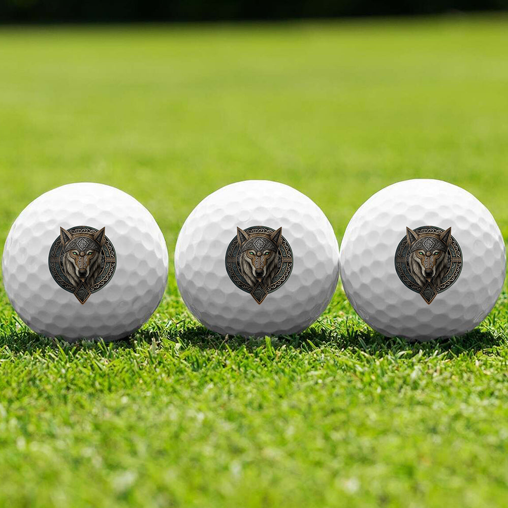 He Who Howls In The Night Golf Ball 3 Pack