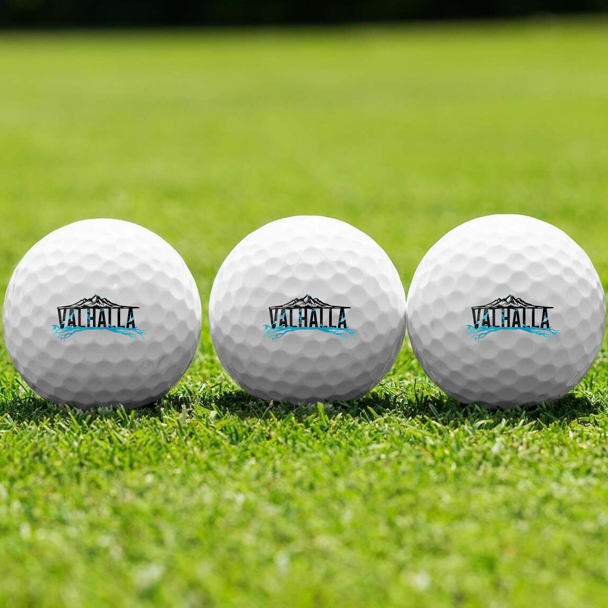 Icy Valhalla Mountain Golf Ball 3 Pack