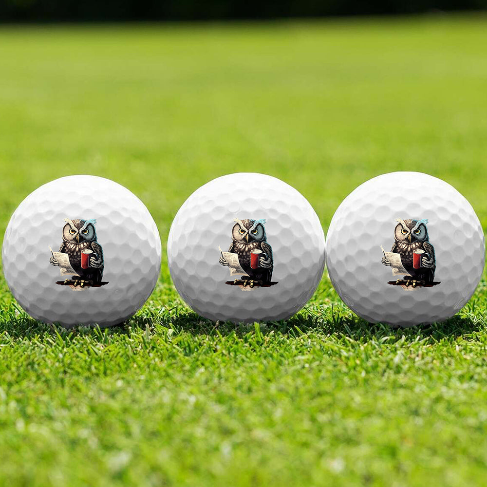 Owl Boss Golf Ball 3 Pack