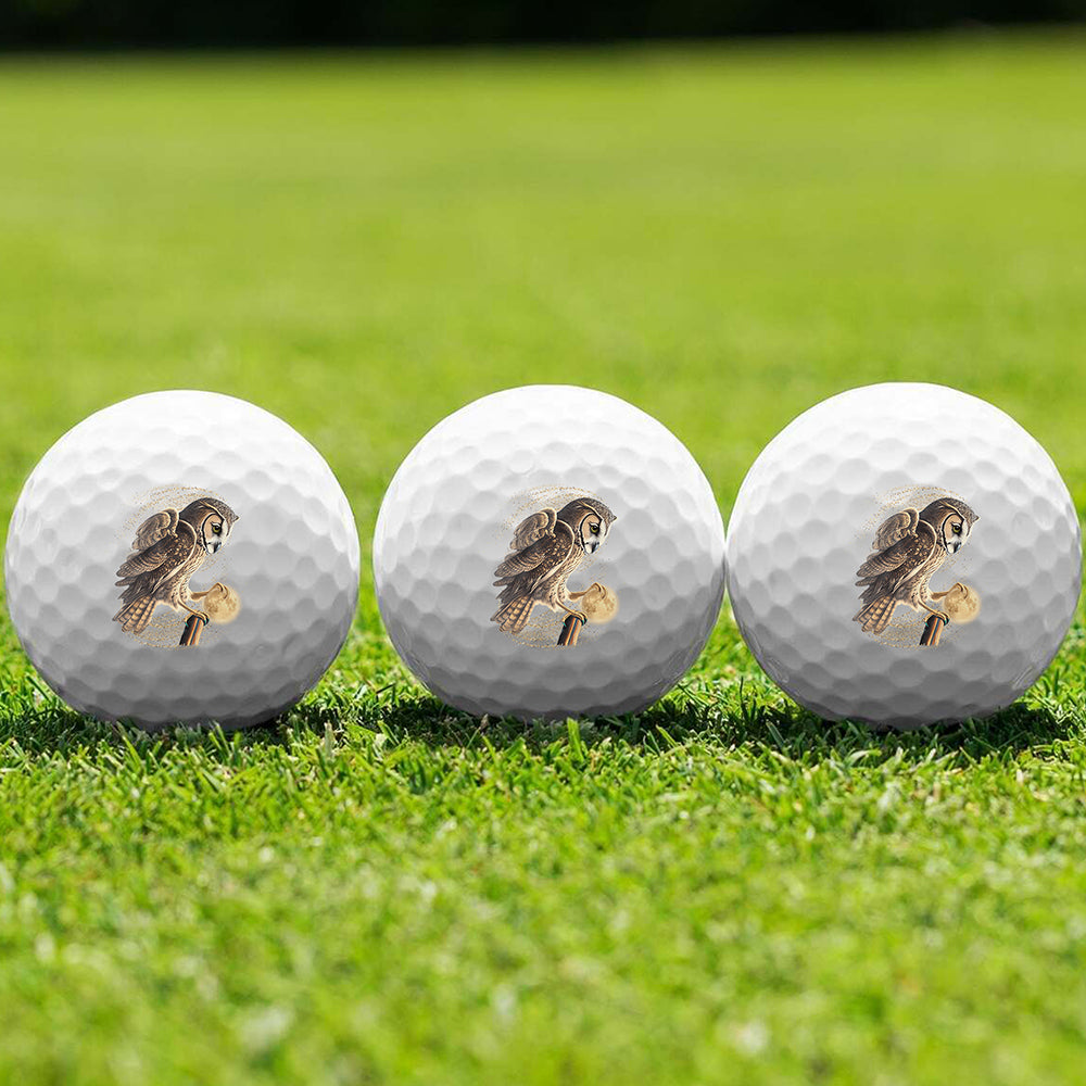 Owl Moon Snatcher Golf Ball 3 Pack