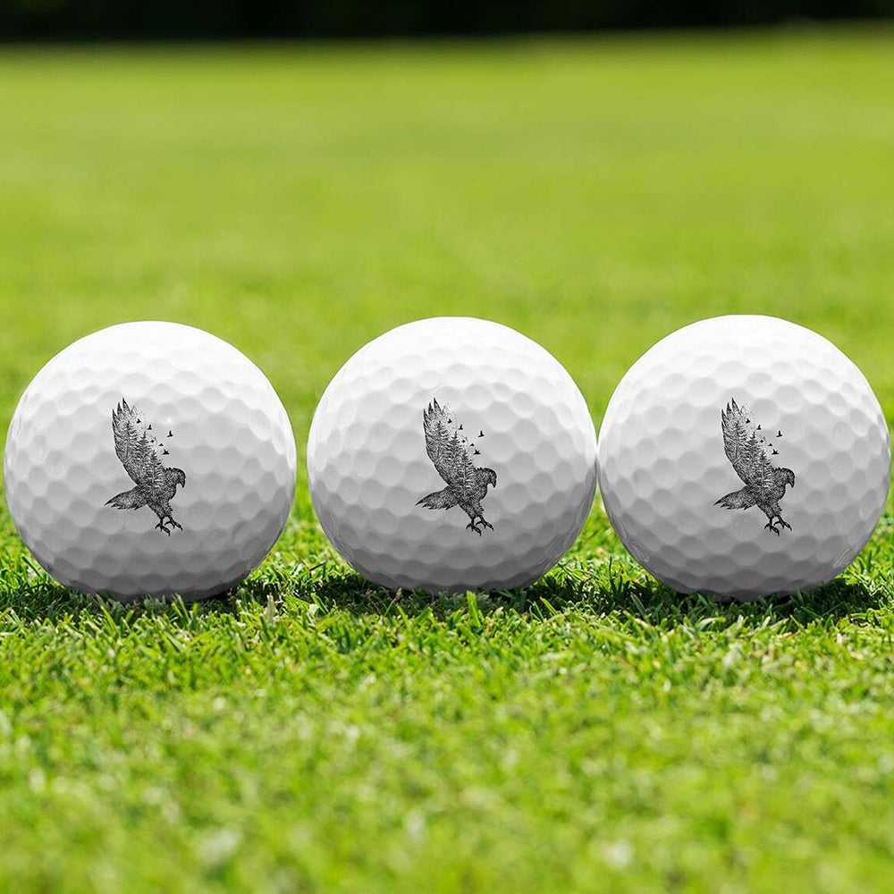 Snowy Forest Flyer Golf Ball 3 Pack